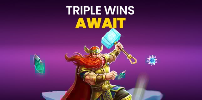 🎉 Triple Wins Await! 🎉